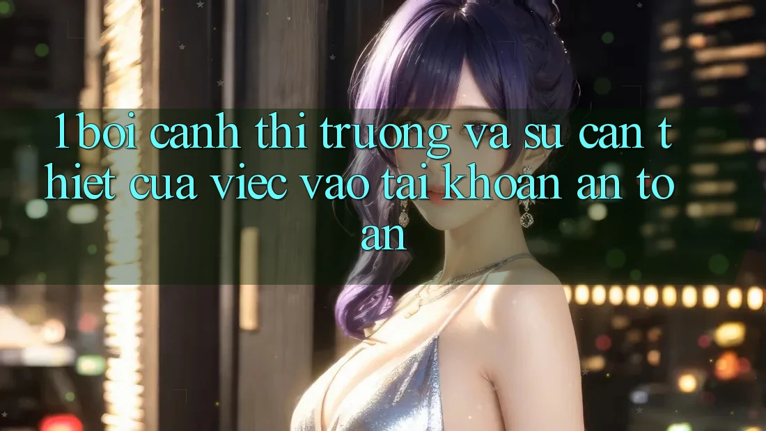 1. Bối Cảnh Thị Trường Và Sự Cần Thiết Của Việc Vào tài khoản An Toàn