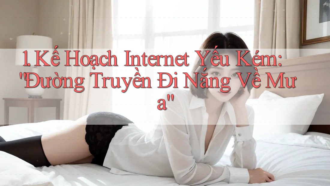 1. Kế Hoạch Internet Yếu Kém: “Đường Truyền Đi Nắng Về Mưa”