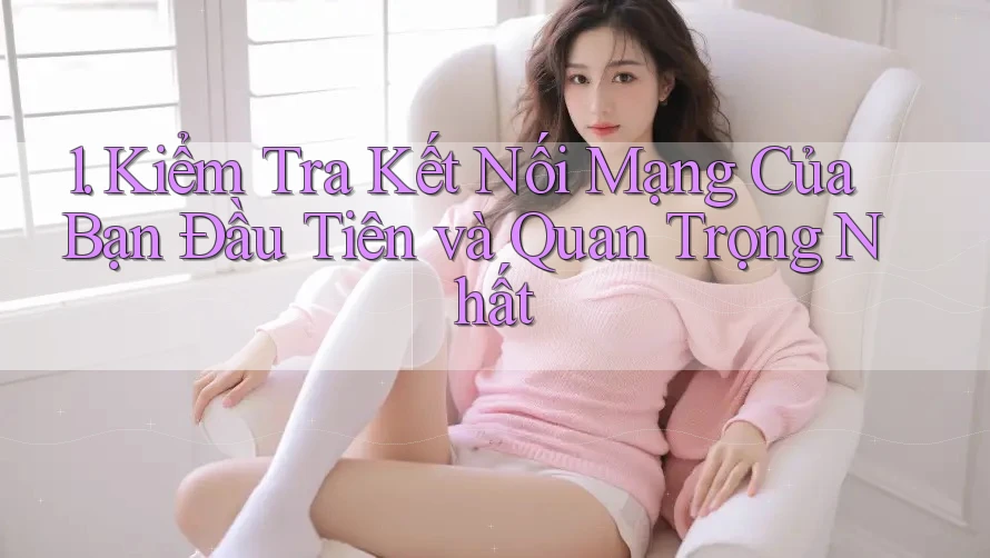 1. Kiểm Tra Kết Nối Mạng Của Bạn Đầu Tiên và Quan Trọng Nhất