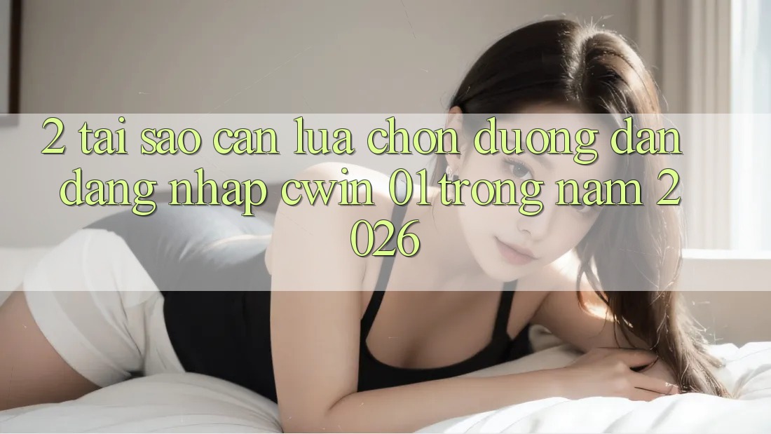 2. Tại Sao Cần Lựa Chọn Đường dẫn Đăng Nhập “cwin 01” Trong Năm 2026?