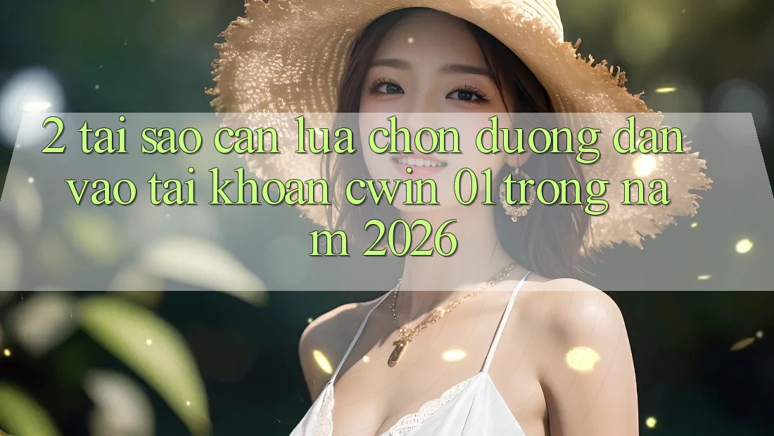 2. Tại Sao Cần Lựa Chọn Đường dẫn Vào tài khoản “cwin 01” Trong Năm 2026?