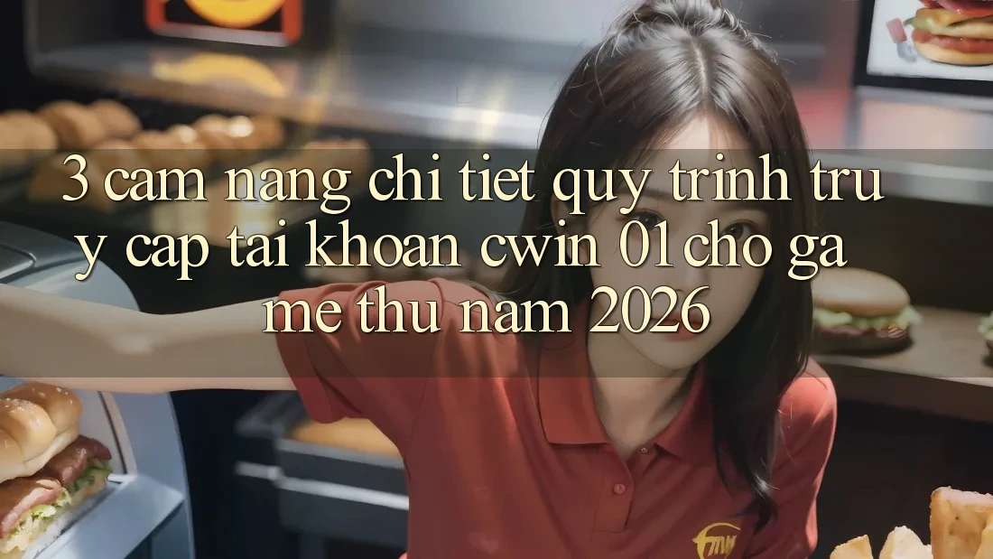 3. Cẩm nang Chi Tiết Quy Trình Truy cập tài khoản Cwin 01 Cho Game Thủ Năm 2026