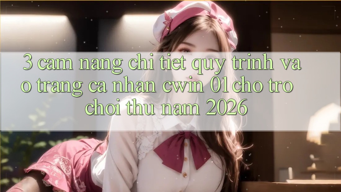 3. Cẩm nang Chi Tiết Quy Trình Vào trang cá nhân Cwin 01 Cho Trò chơi Thủ Năm 2026