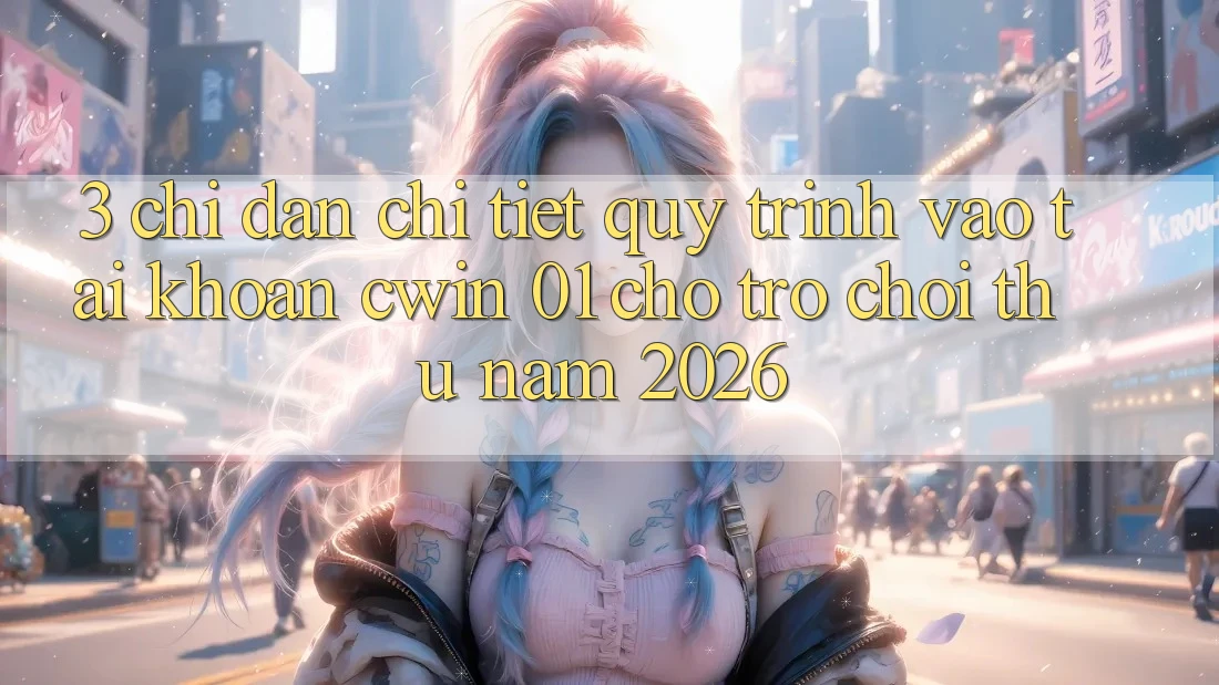 3. Chỉ dẫn Chi Tiết Quy Trình Vào tài khoản Cwin 01 Cho Trò chơi Thủ Năm 2026
