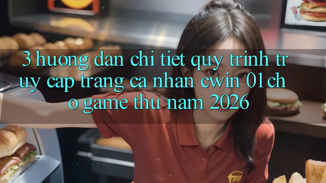 3. Hướng Dẫn Chi Tiết Quy Trình Truy cập trang cá nhân Cwin 01 Cho Game Thủ Năm 2026