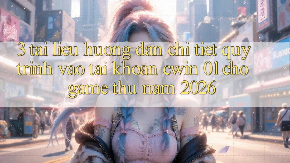 3. Tài liệu hướng dẫn Chi Tiết Quy Trình Vào tài khoản Cwin 01 Cho Game Thủ Năm 2026