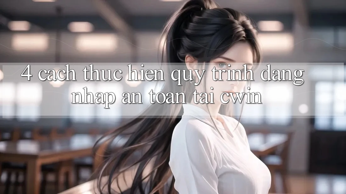 4. Cách thực hiện Quy Trình Đăng Nhập An Toàn Tại Cwin