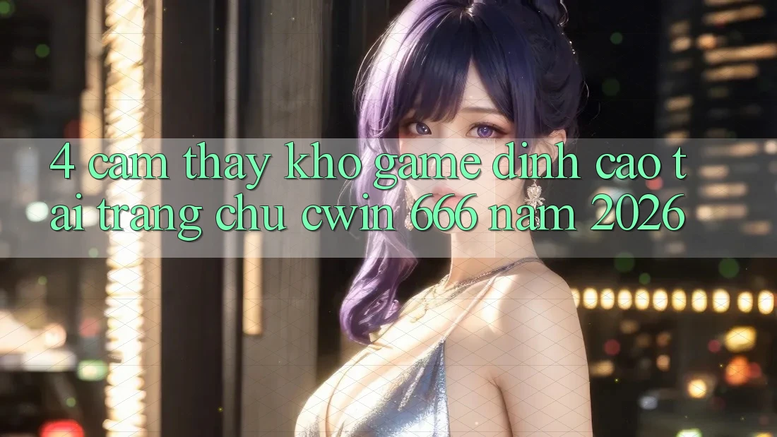 4. Cảm thấy Kho Game Đỉnh Cao Tại Trang chủ Cwin 666 Năm 2026