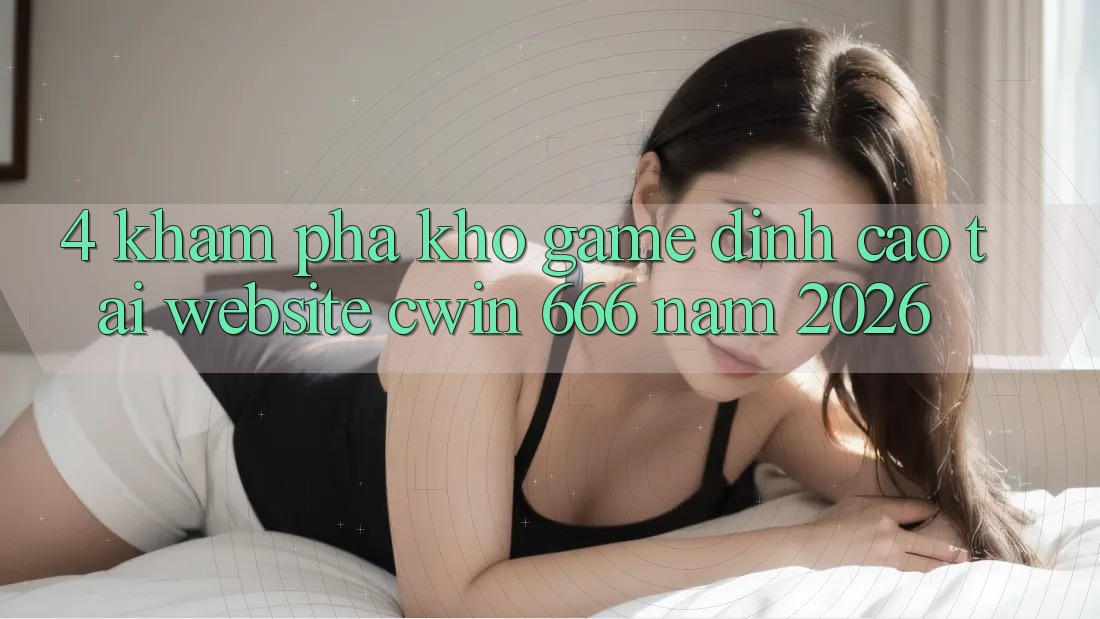 4. Khám Phá Kho Game Đỉnh Cao Tại Website Cwin 666 Năm 2026