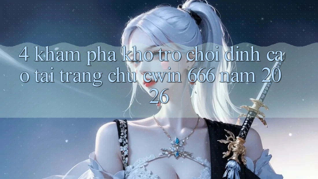 4. Khám Phá Kho Trò chơi Đỉnh Cao Tại Trang chủ Cwin 666 Năm 2026