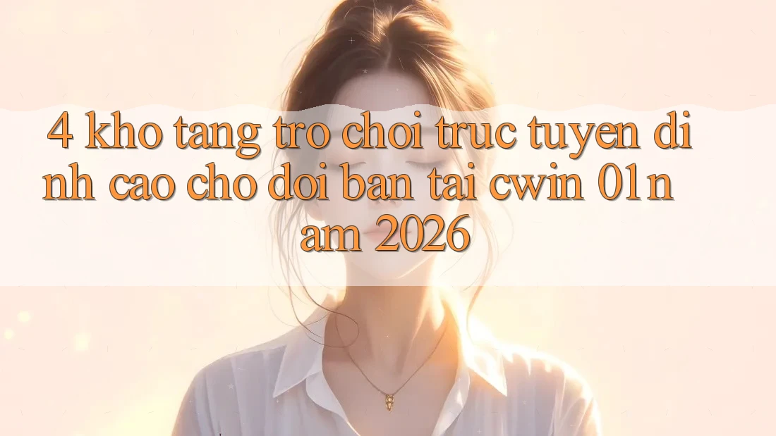 4. Kho Tàng Trò chơi Trực Tuyến Đỉnh Cao Chờ Đợi Bạn Tại Cwin 01 Năm 2026