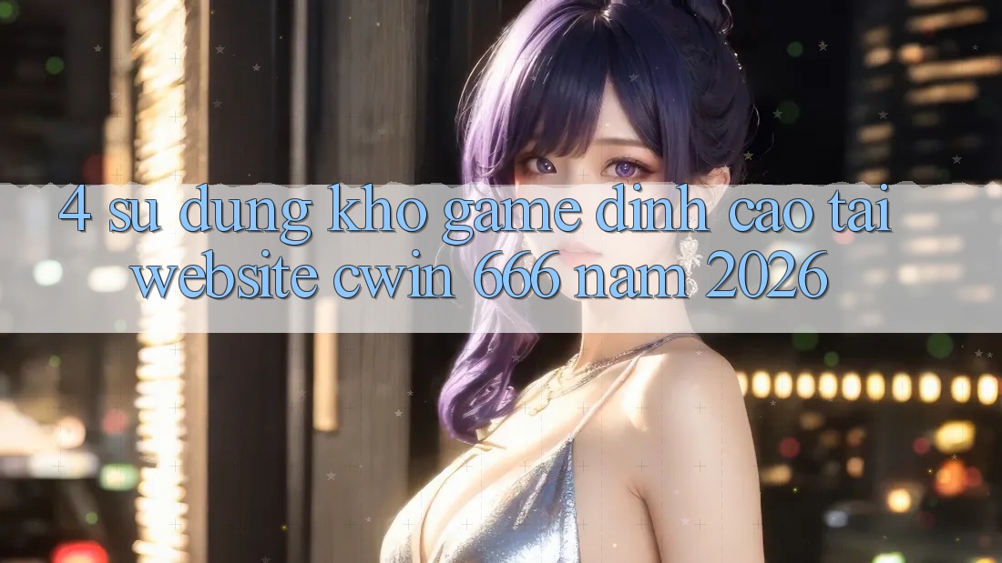 4. Sử dụng Kho Game Đỉnh Cao Tại Website Cwin 666 Năm 2026