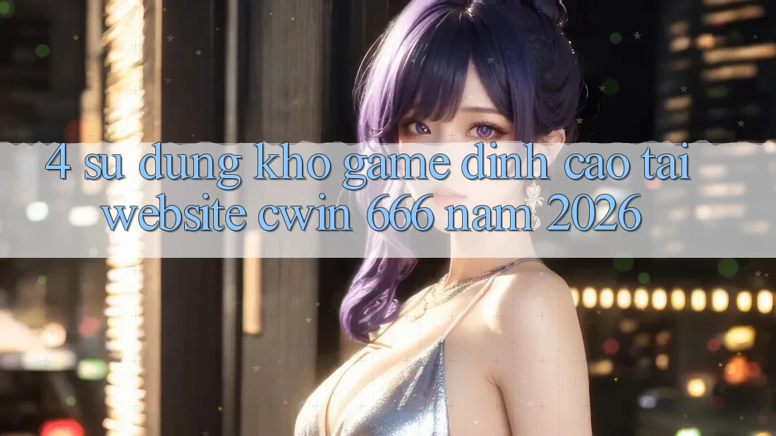 4. Sử dụng Kho Game Đỉnh Cao Tại Website Cwin 666 Năm 2026