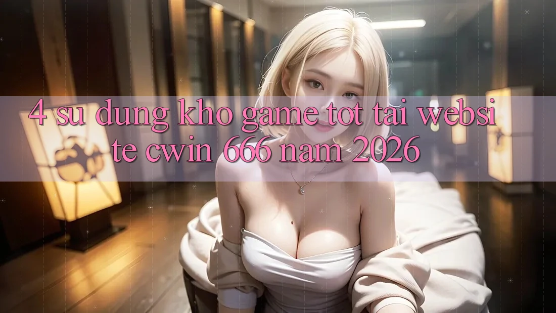 4. Sử dụng Kho Game Tốt Tại Website Cwin 666 Năm 2026