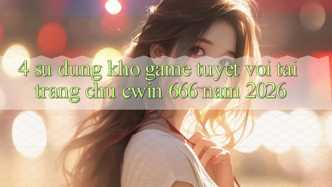 4. Sử dụng Kho Game Tuyệt vời Tại Trang chủ Cwin 666 Năm 2026