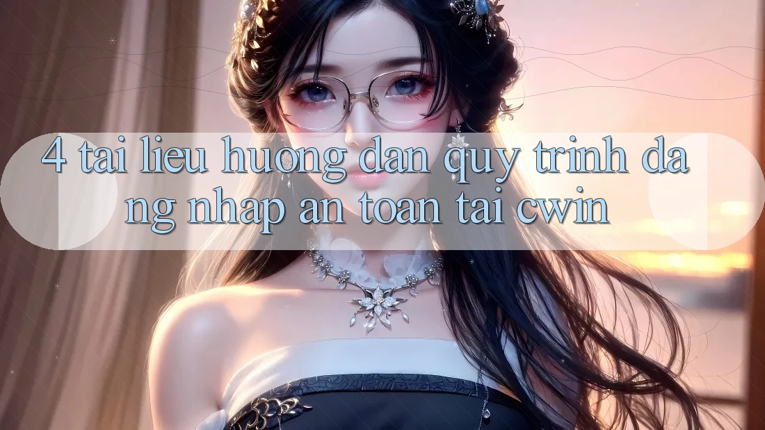 4. Tài liệu hướng dẫn Quy Trình Đăng Nhập An Toàn Tại Cwin