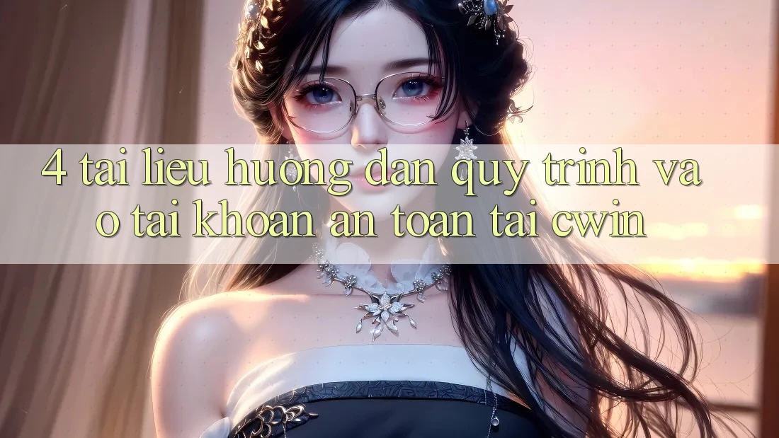 4. Tài liệu hướng dẫn Quy Trình Vào tài khoản An Toàn Tại Cwin