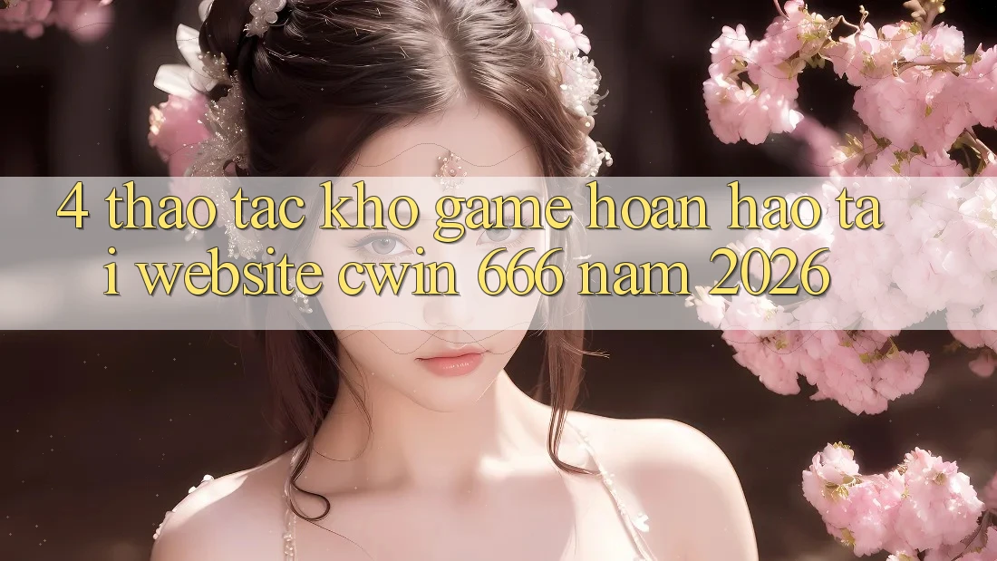 4. Thao tác Kho Game Hoàn hảo Tại Website Cwin 666 Năm 2026