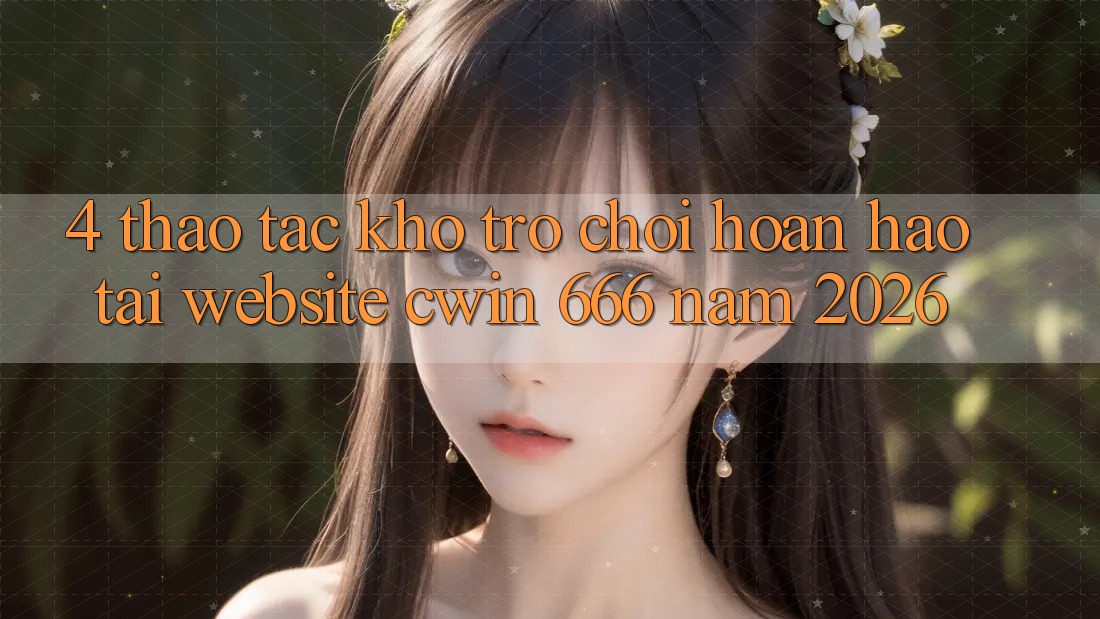 4. Thao tác Kho Trò chơi Hoàn hảo Tại Website Cwin 666 Năm 2026