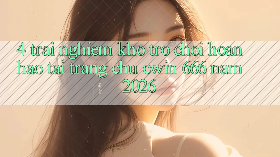 4. Trải nghiệm Kho Trò chơi Hoàn hảo Tại Trang chủ Cwin 666 Năm 2026
