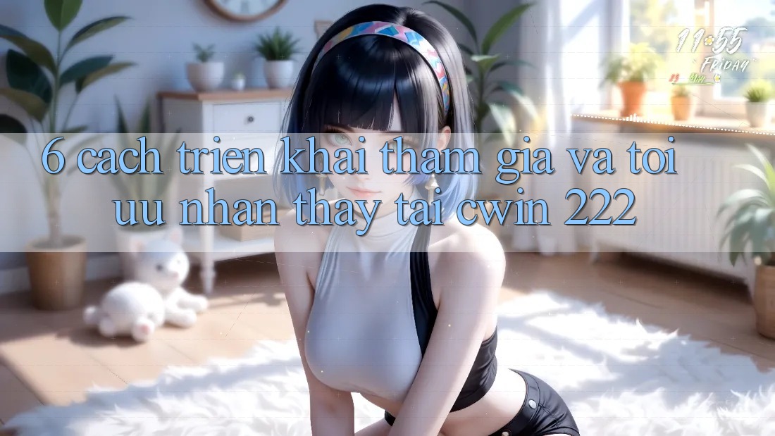 6. Cách triển khai Tham Gia Và Tối Ưu Nhận thấy Tại cwin 222