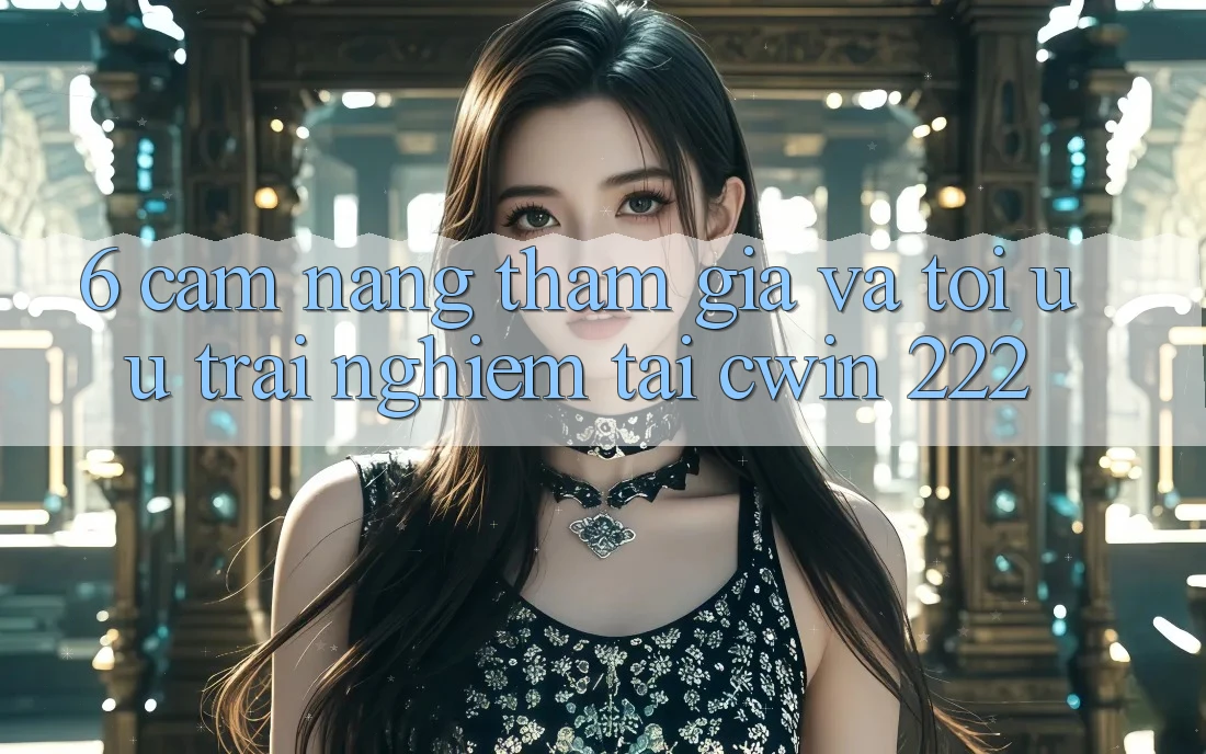 6. Cẩm nang Tham Gia Và Tối Ưu Trải Nghiệm Tại cwin 222
