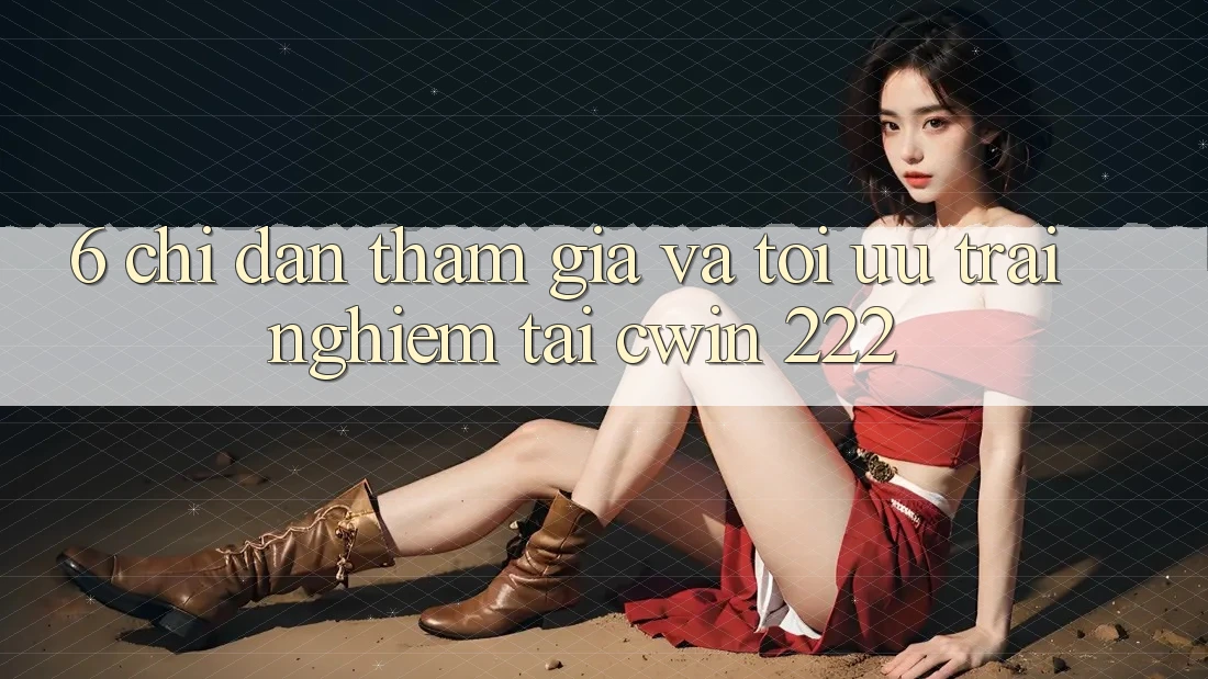 6. Chỉ dẫn Tham Gia Và Tối Ưu Trải Nghiệm Tại cwin 222