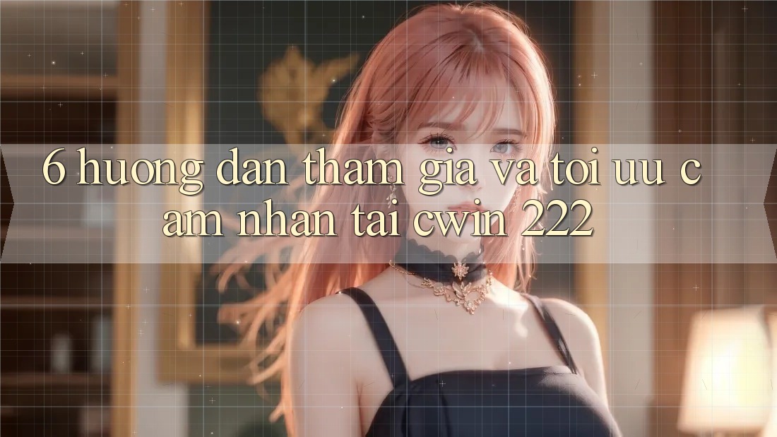 6. Hướng Dẫn Tham Gia Và Tối Ưu Cảm nhận Tại cwin 222