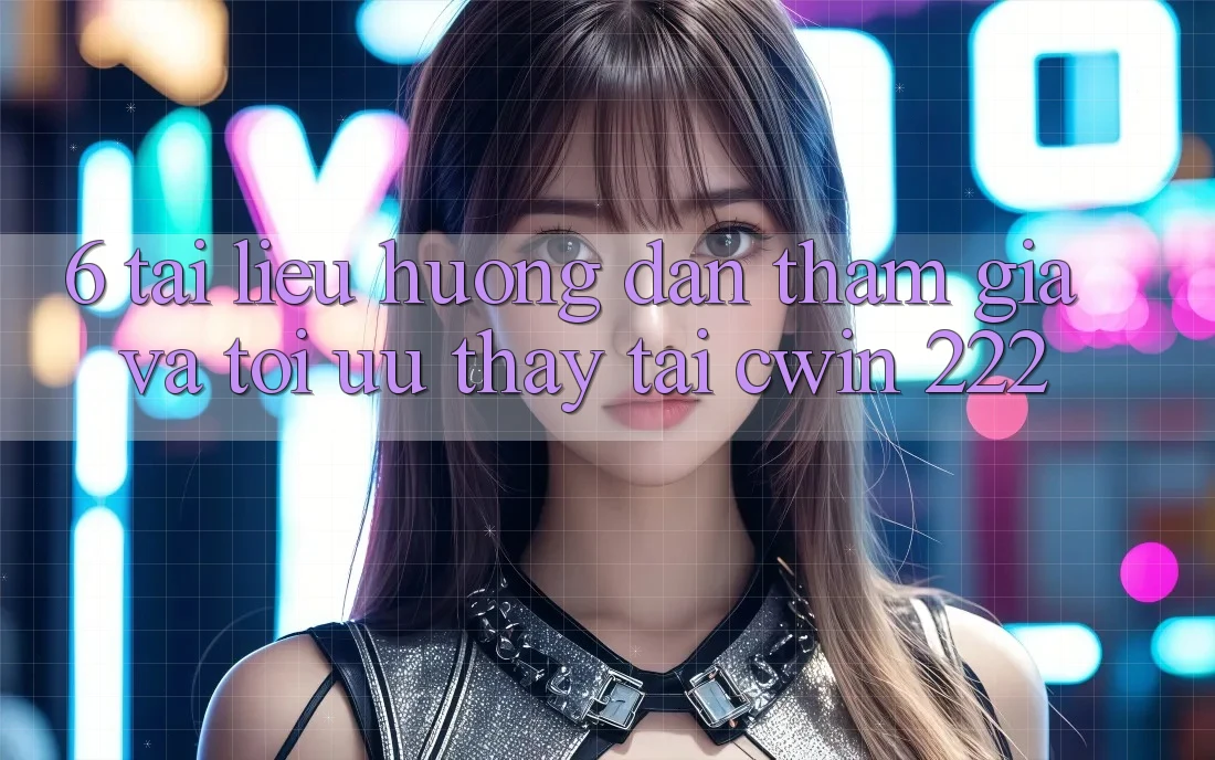6. Tài liệu hướng dẫn Tham Gia Và Tối Ưu Thấy Tại cwin 222