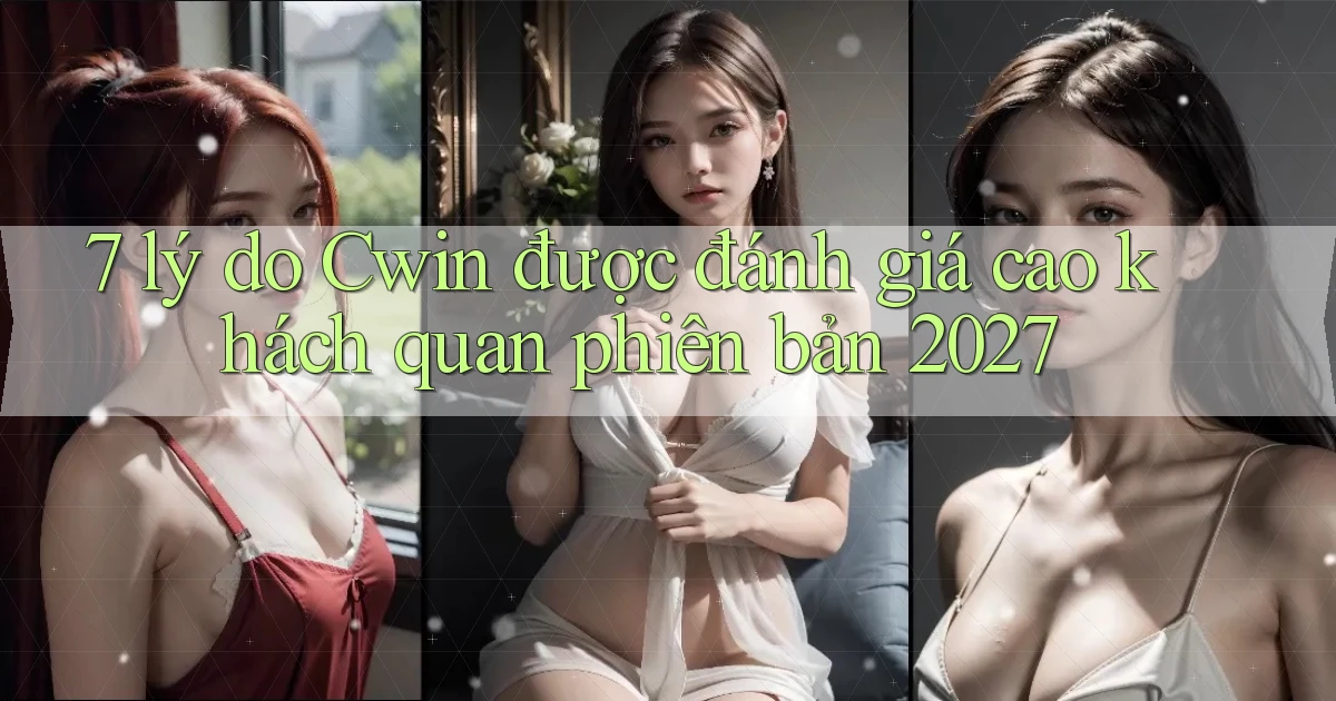 7 lý do Cwin được đánh giá cao khách quan phiên bản 2027
