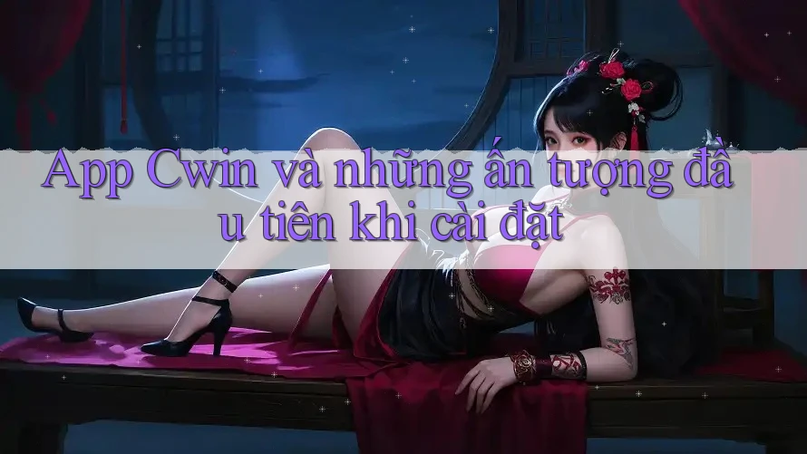 App Cwin và những ấn tượng đầu tiên khi cài đặt