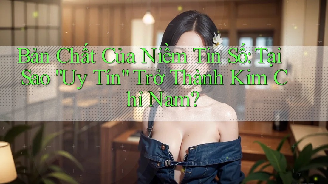 Bản Chất Của Niềm Tin Số: Tại Sao “Uy Tín” Trở Thành Kim Chỉ Nam?