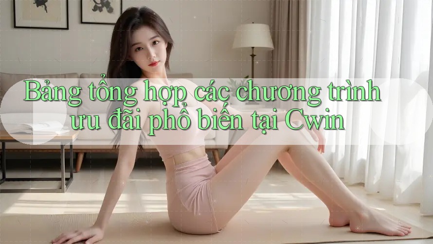 Bảng tổng hợp các chương trình ưu đãi phổ biến tại Cwin