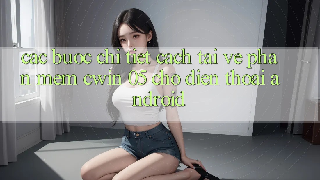 Các bước Chi Tiết Cách Tải về Phần mềm Cwin 05 Cho Điện Thoại Android