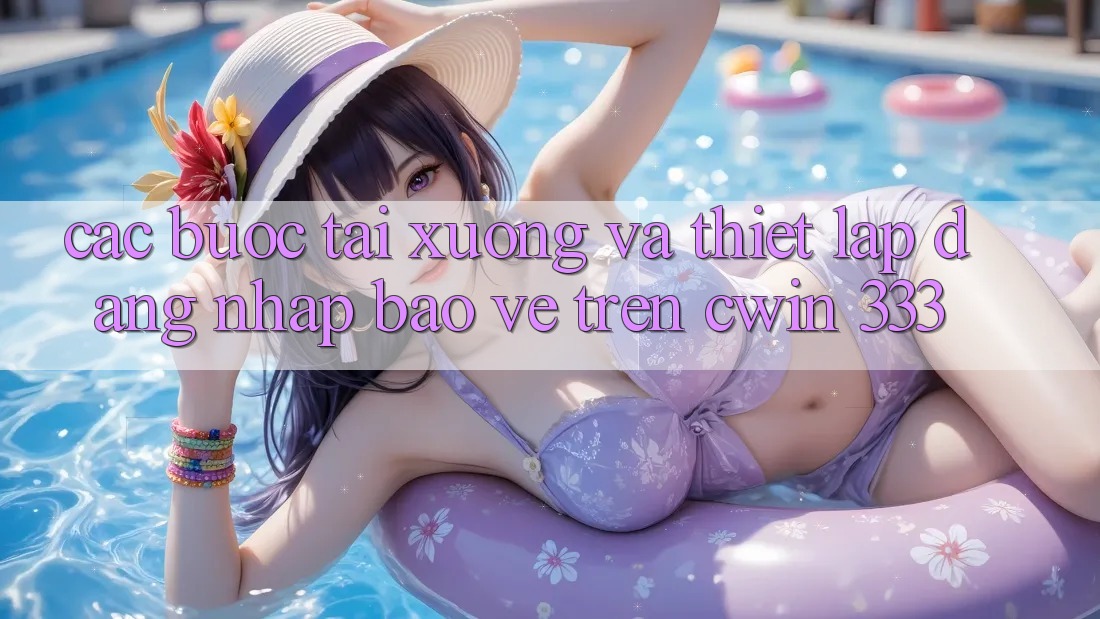 Các bước Tải xuống Và Thiết Lập Đăng Nhập Bảo Vệ Trên Cwin 333