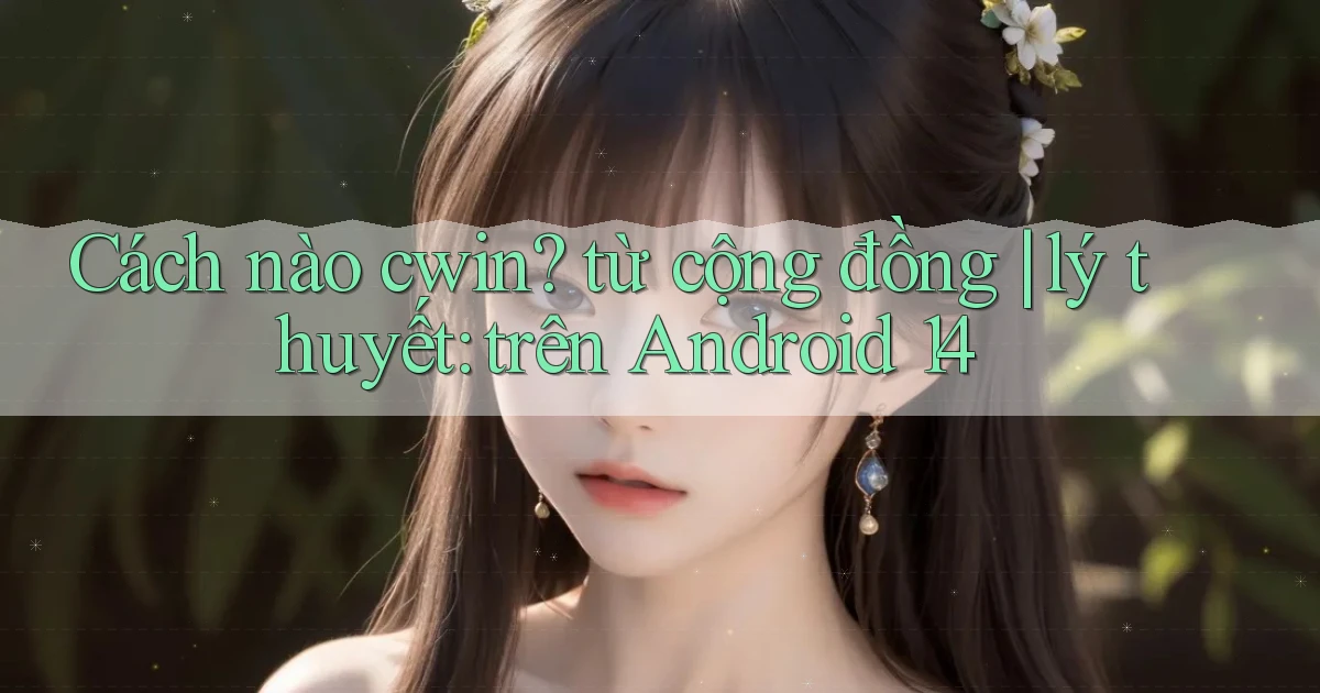 Cách nào cwin từ cộng đồng lý thuyết trên Android 14