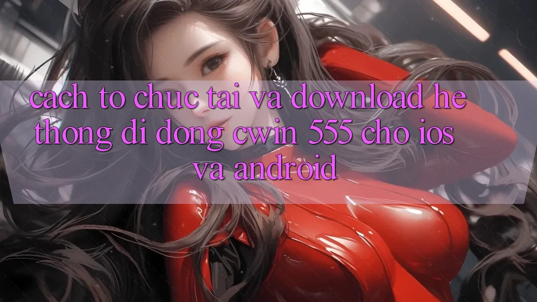 Cách tổ chức Tải Và Download Hệ thống di động Cwin 555 Cho iOS Và Android