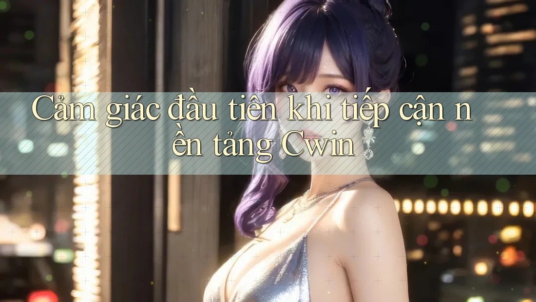Cảm giác đầu tiên khi tiếp cận nền tảng Cwin