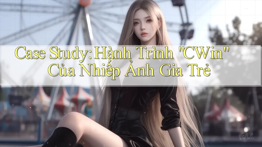 Case Study: Hành Trình “CWin” Của Nhiếp Ảnh Gia Trẻ