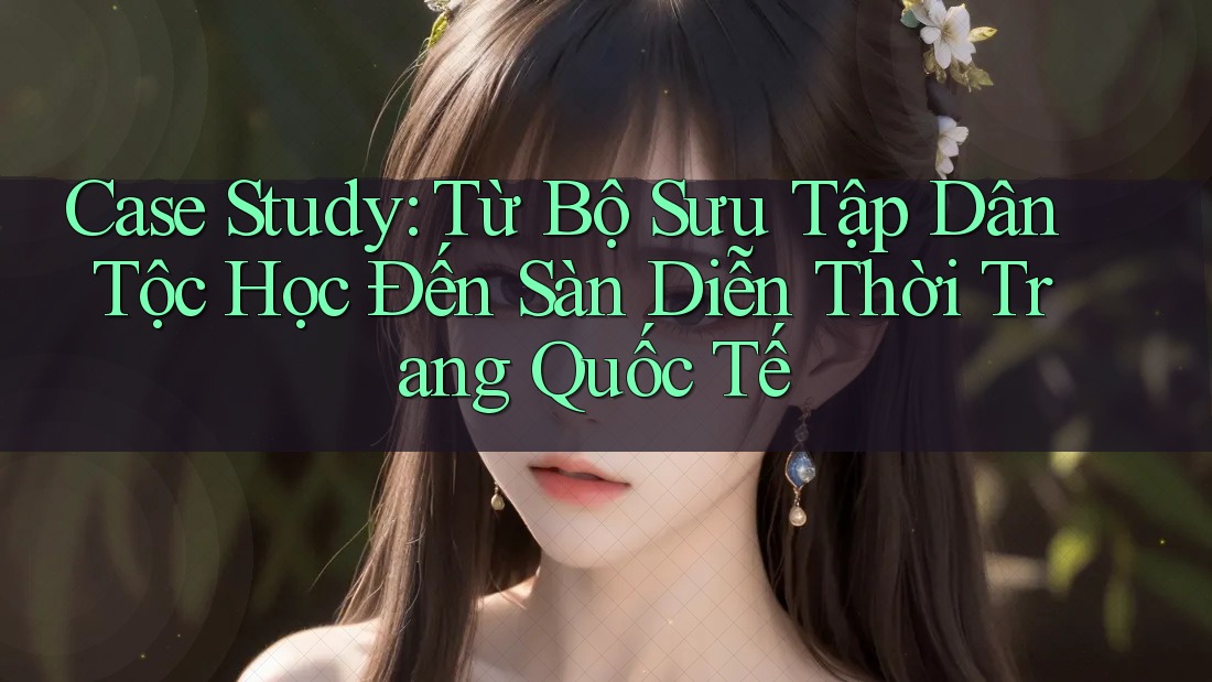 Case Study: Từ Bộ Sưu Tập Dân Tộc Học Đến Sàn Diễn Thời Trang Quốc Tế