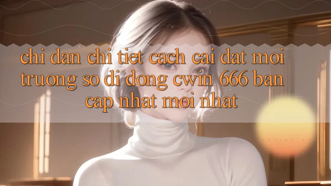 Chỉ dẫn Chi Tiết Cách Cài Đặt Môi trường số di động Cwin 666 Bản Cập Nhật Mới nhất