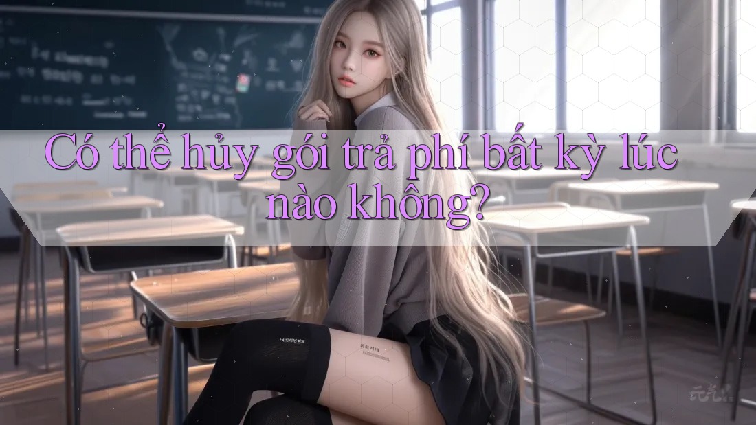 Có thể hủy gói trả phí bất kỳ lúc nào không?