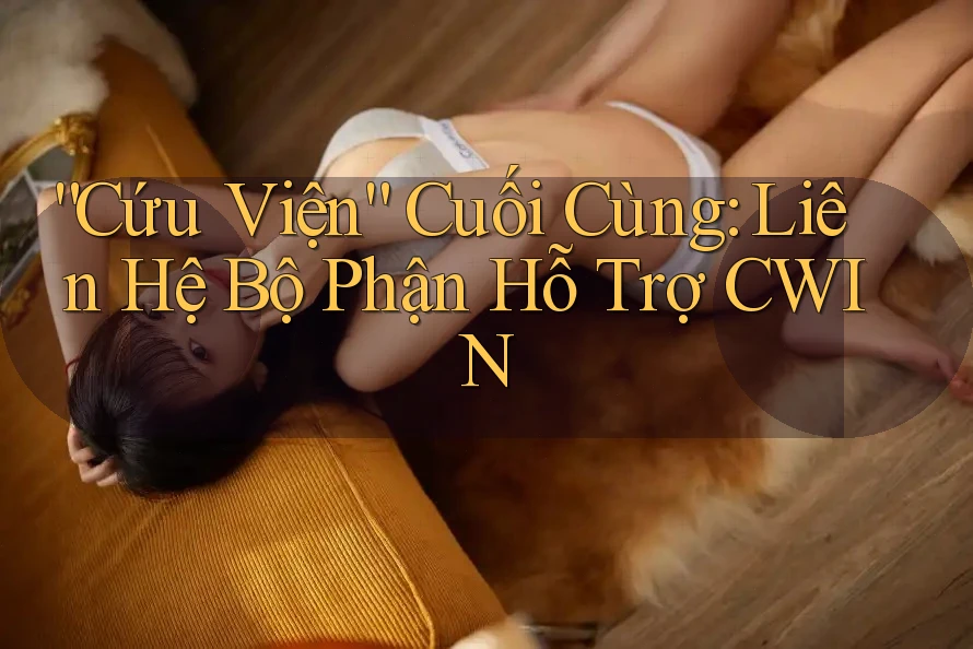 “Cứu Viện” Cuối Cùng: Liên Hệ Bộ Phận Hỗ Trợ CWIN