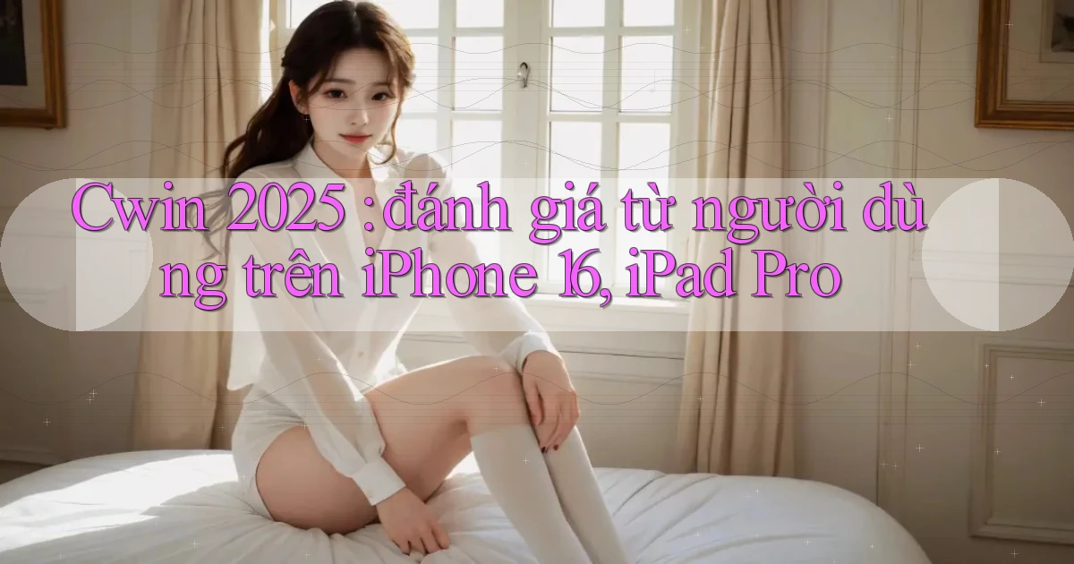 Cwin 2025 đánh giá từ người dùng trên iPhone 16, iPad Pro