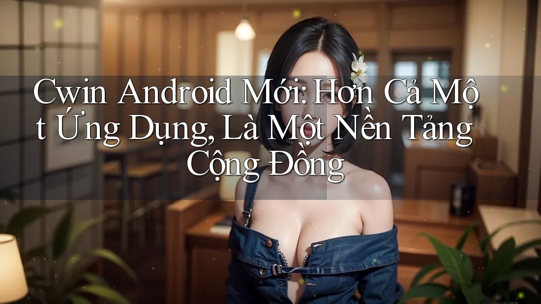 Cwin Android Mới: Hơn Cả Một Ứng Dụng, Là Một Nền Tảng Cộng Đồng