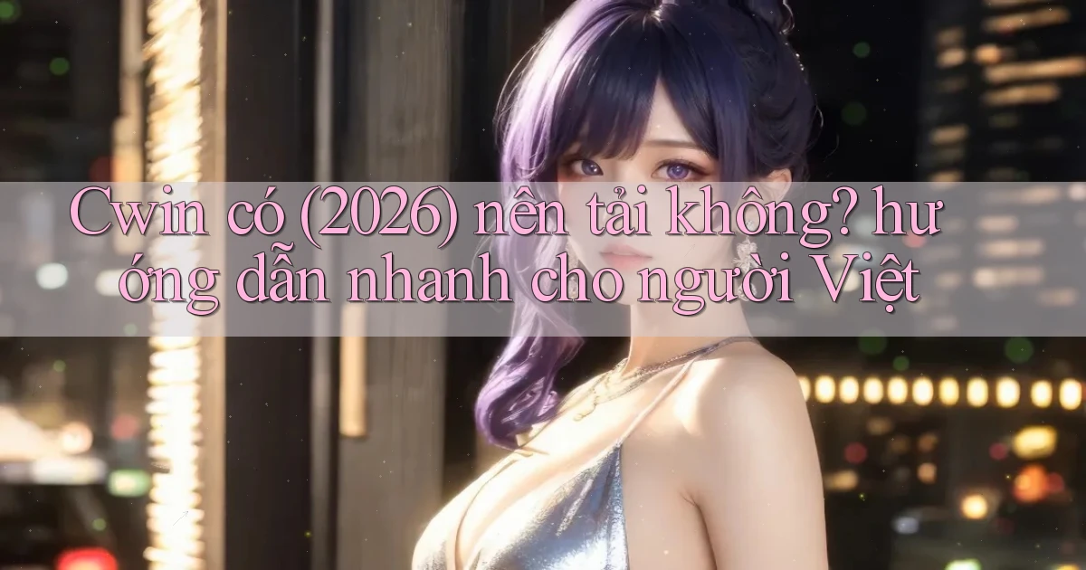 Cwin có (2026) nên tải không hướng dẫn nhanh cho người Việt