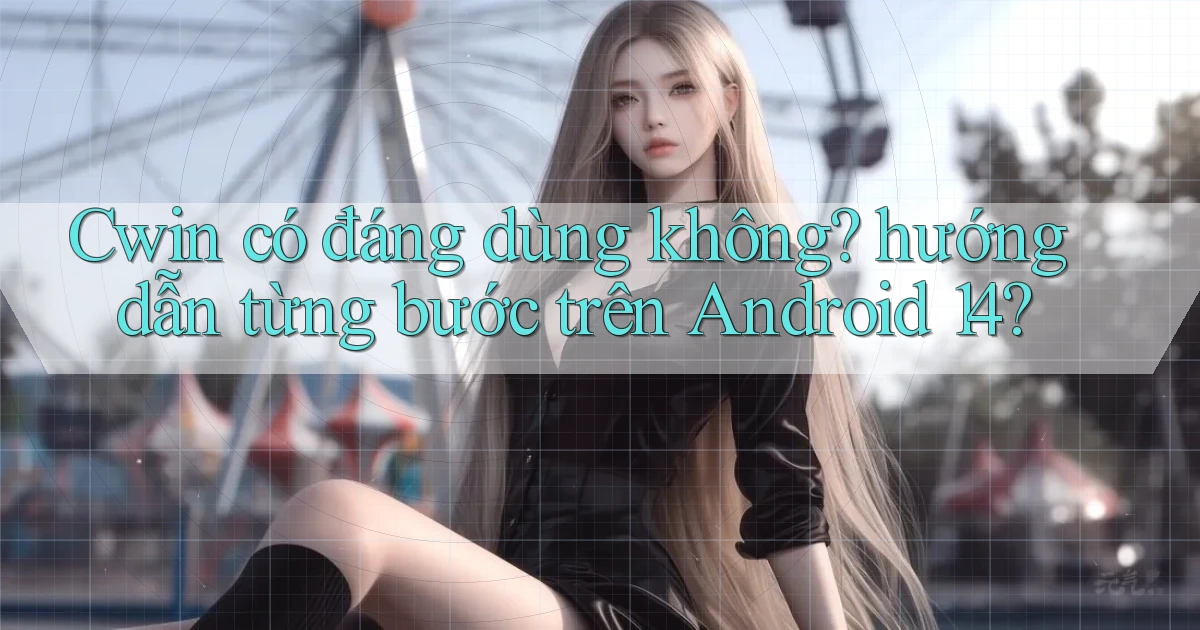 Cwin có đáng dùng không hướng dẫn từng bước trên Android 14