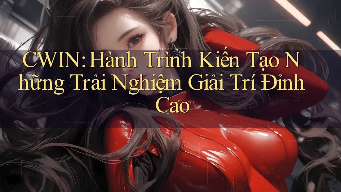 CWIN: Hành Trình Kiến Tạo Những Trải Nghiệm Giải Trí Đỉnh Cao