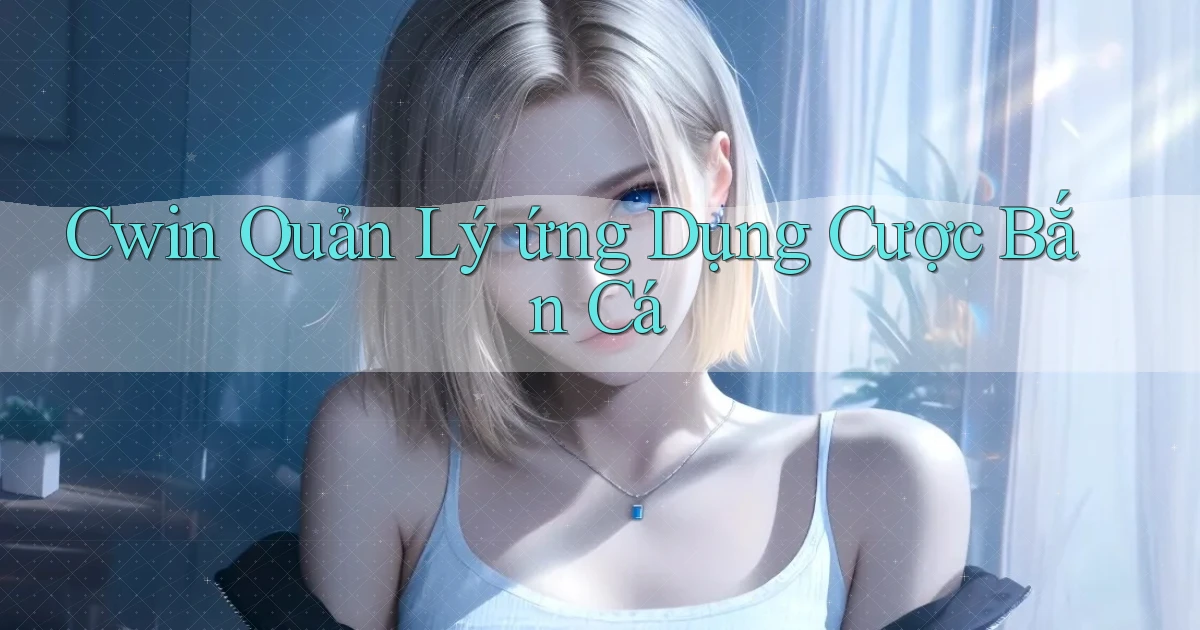 cwin  quản lý ứng dụng cược bắn cá