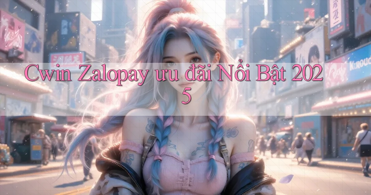 cwin zalopay ưu đãi nổi bật 2025